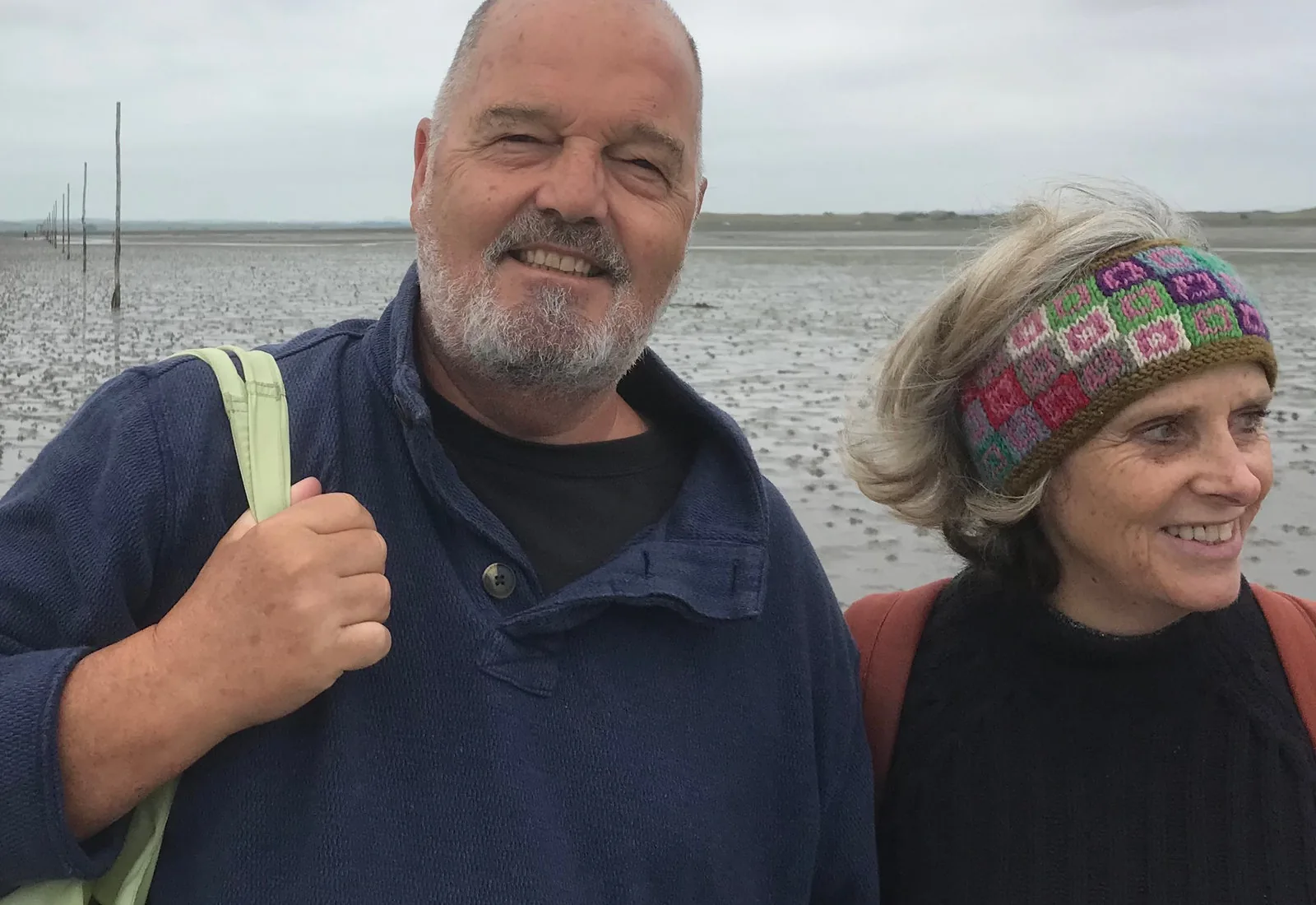 Ray Biggs talking with a guest during a guided walk